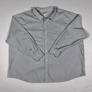 Tartan Plaid Relaxed Cotton Long Sleeve Button Shirt Duluth Trading Men’s 4XL